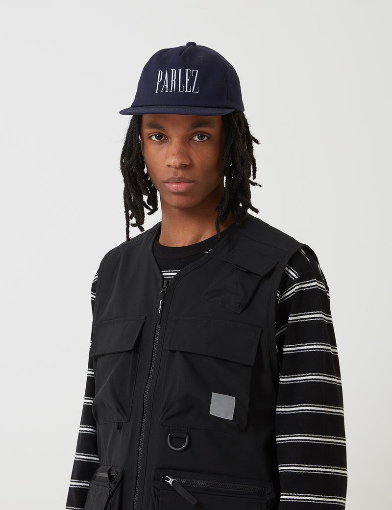 Parlez Larson 6-Panel Cap - Navy Blue