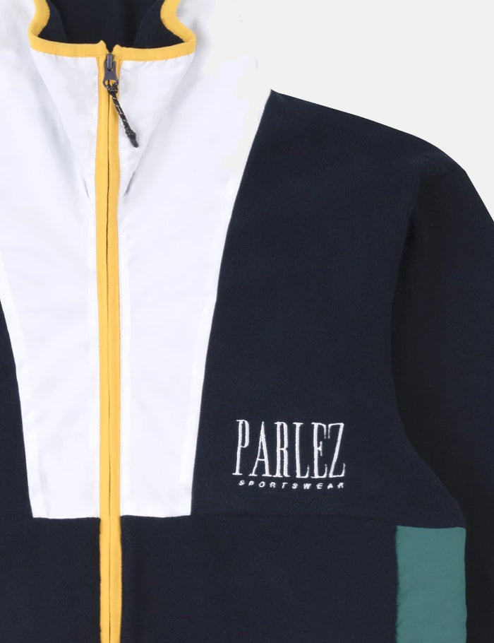 Parlez Yard Fleece Jacket - Navy Blue