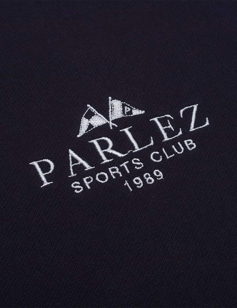 Parlezスポーツクラブスウェットシャツ-ネイビーブルー