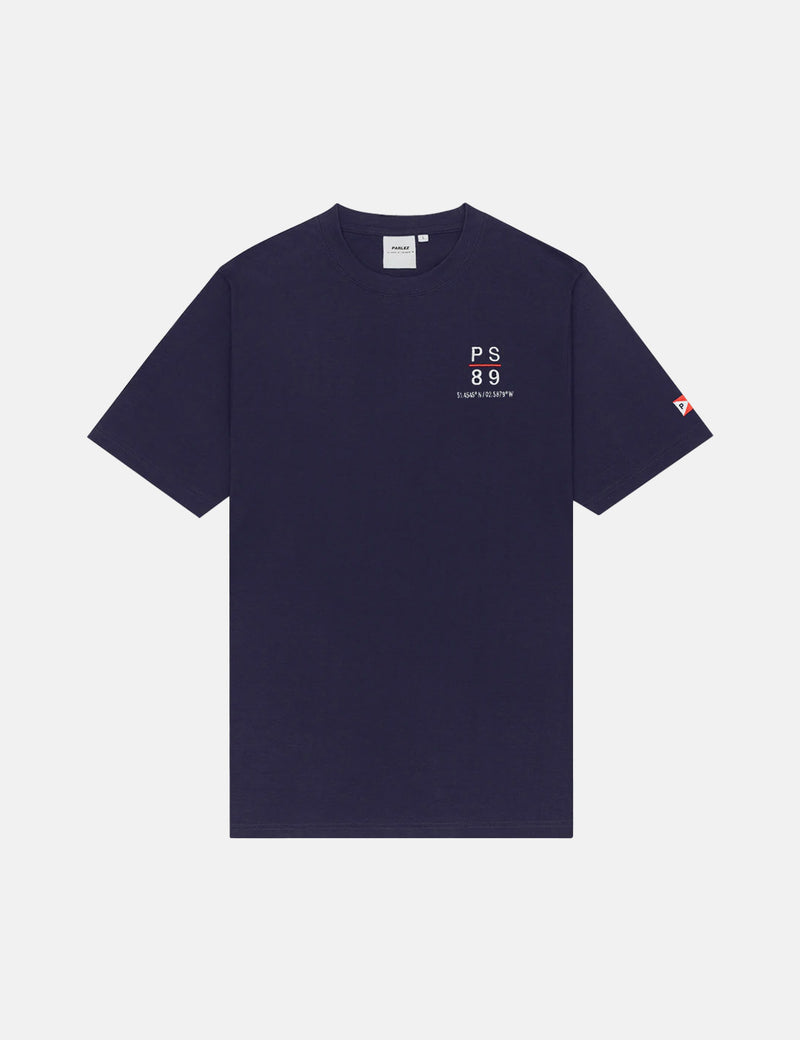 T-shirt de concours Parlez - bleu marine