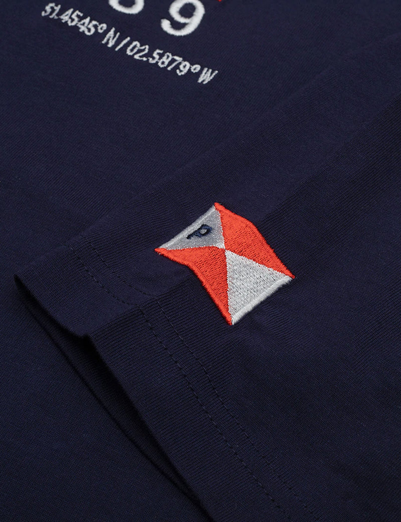 T-shirt de concours Parlez - bleu marine