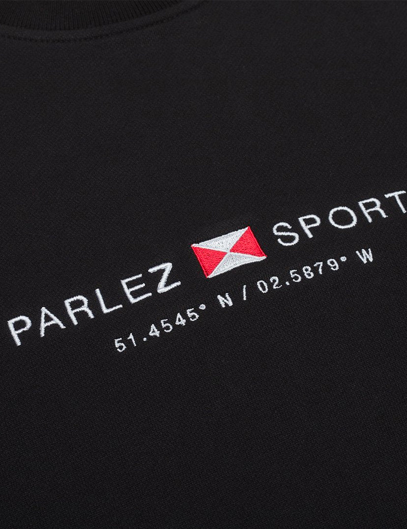 Parlezスウェットシャツ-ブラック