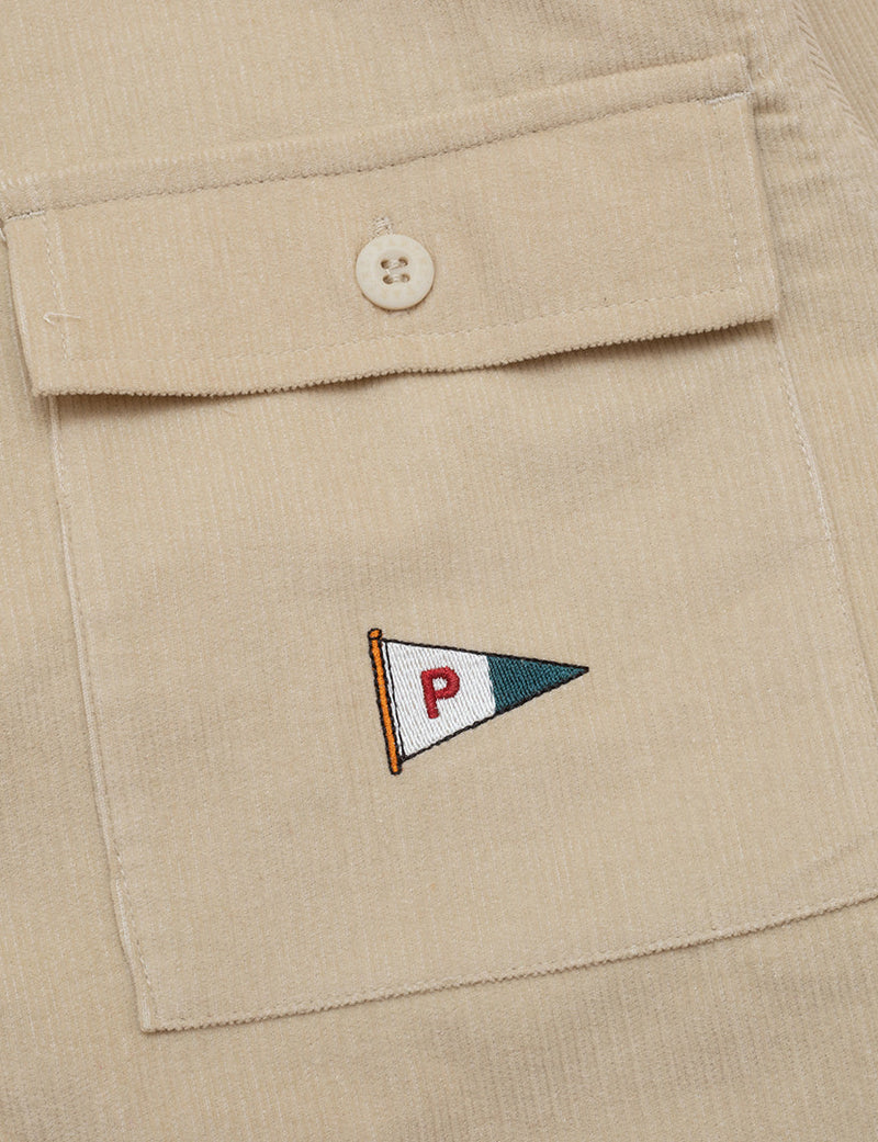 Parlez Sargasse Cord Shirt - Ecru
