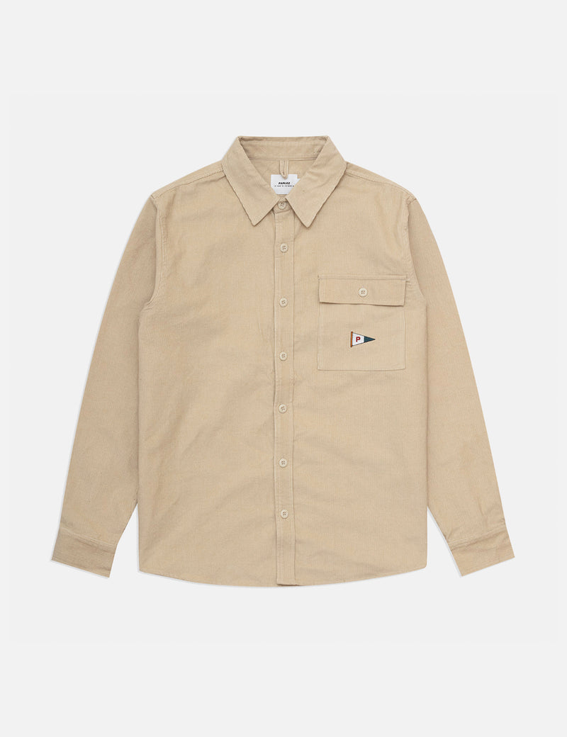 Parlez Sargasse Cord Shirt - Ecru