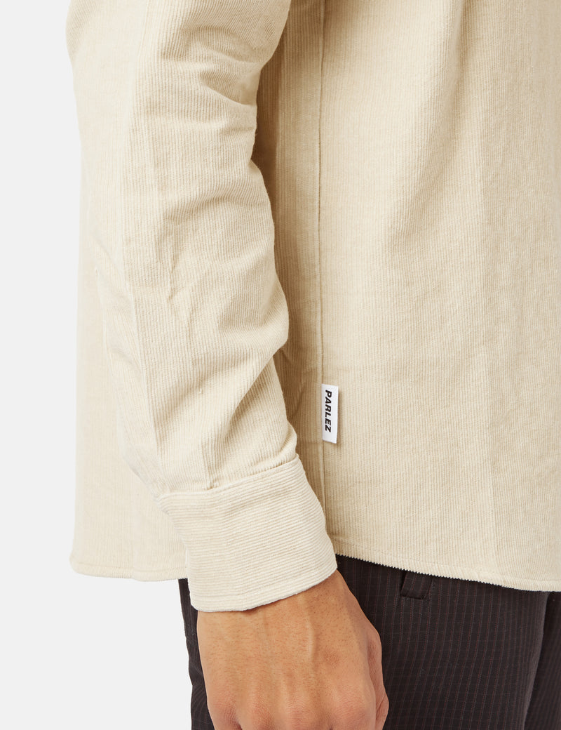 Parlez Sargasse Cord Shirt - Ecru