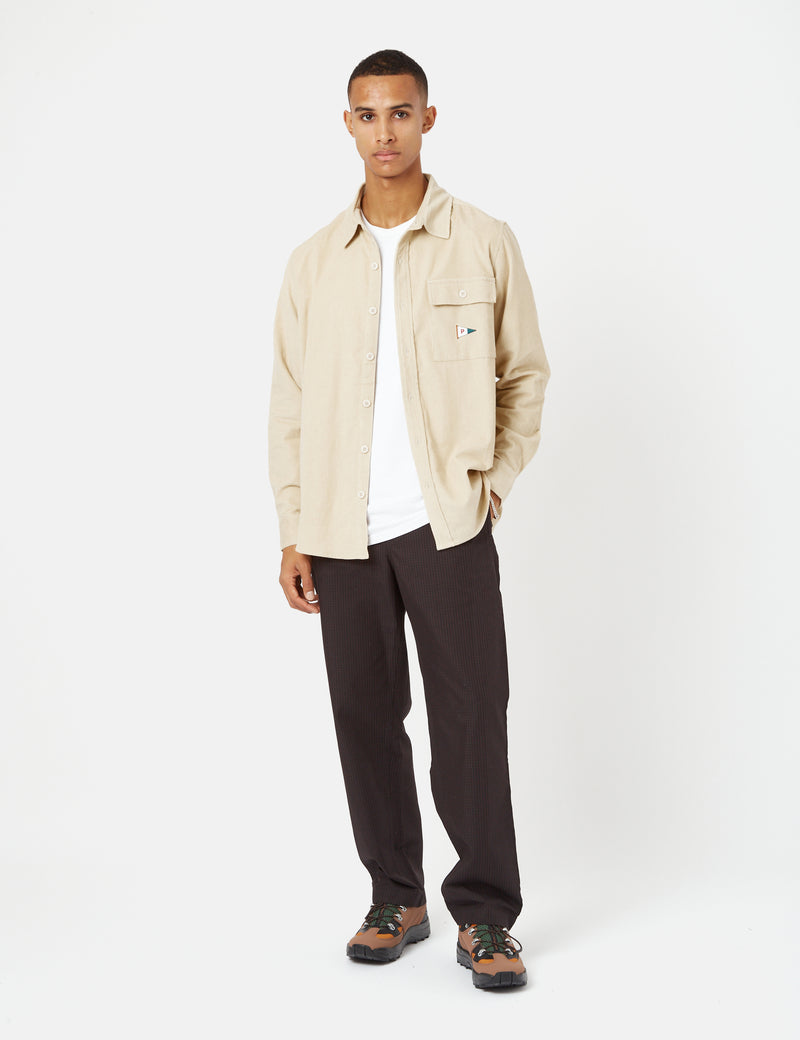 Parlez Sargasse Cord Shirt - Ecru