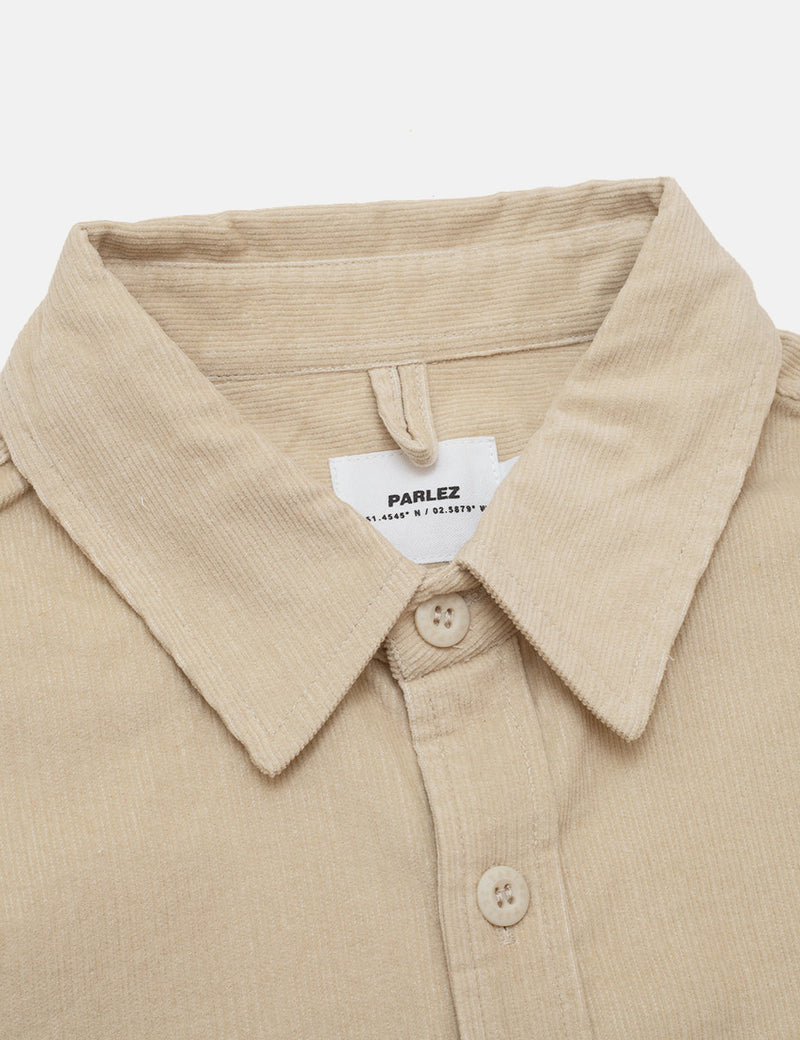 Parlez Sargasse Cord Shirt - Ecru