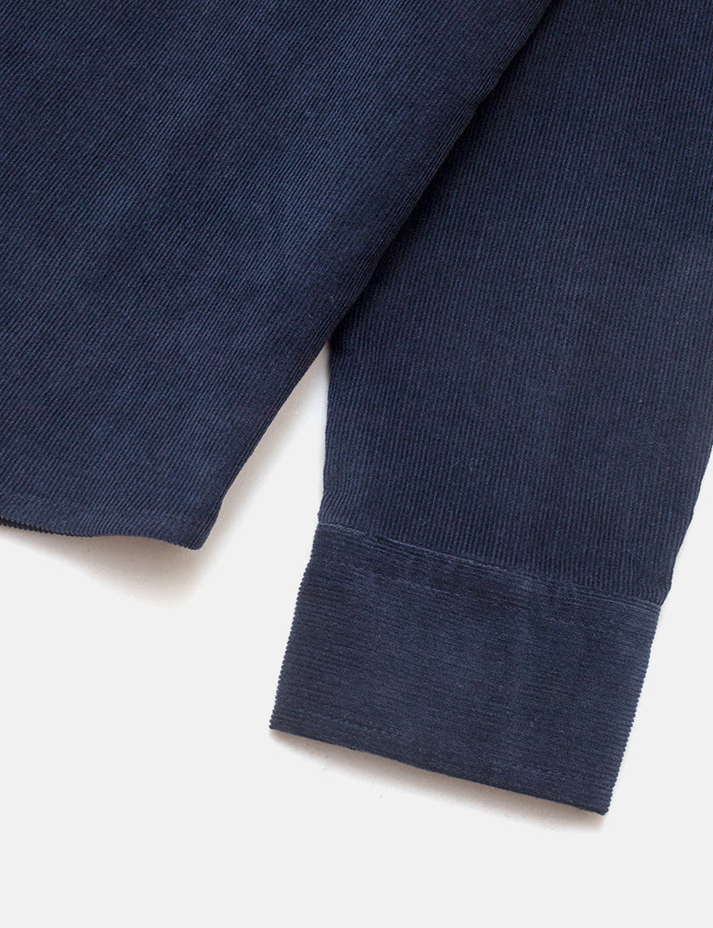 Parlez Sargasse Cord Shirt - Navy Blue