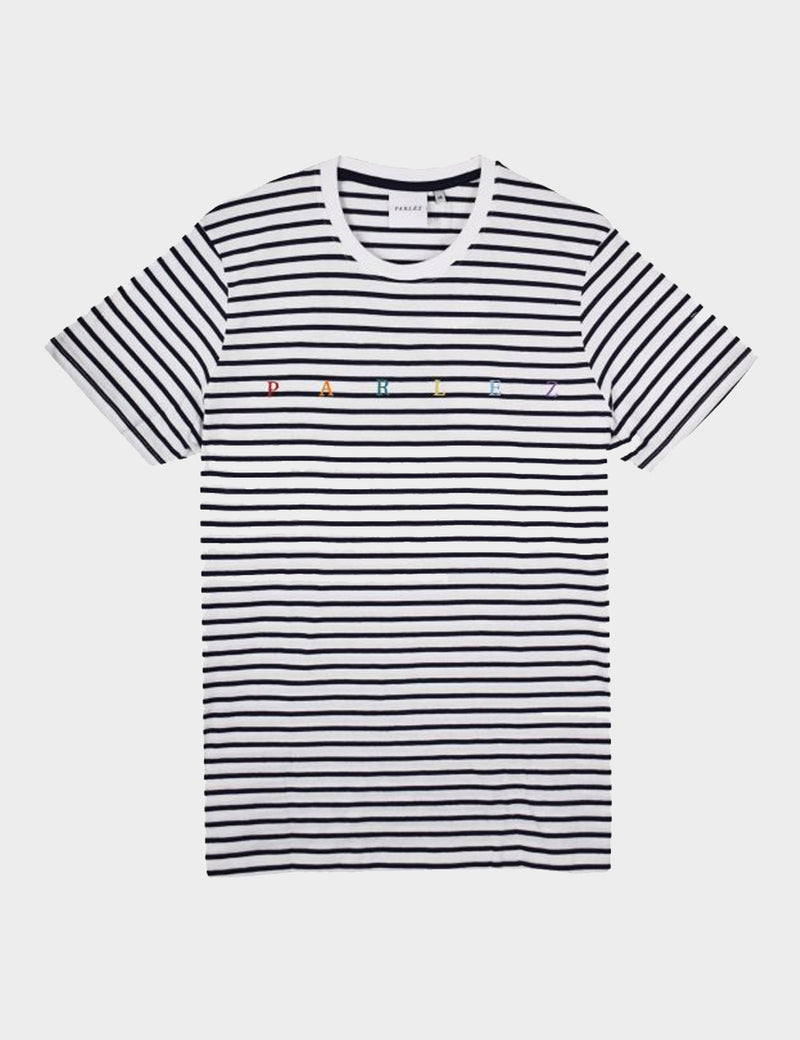 T-Shirt Parlez United Stripe - Navy