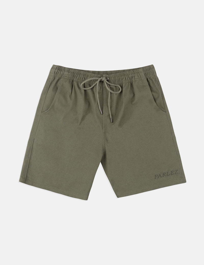 Parlez Ron Shorts - Khaki Green