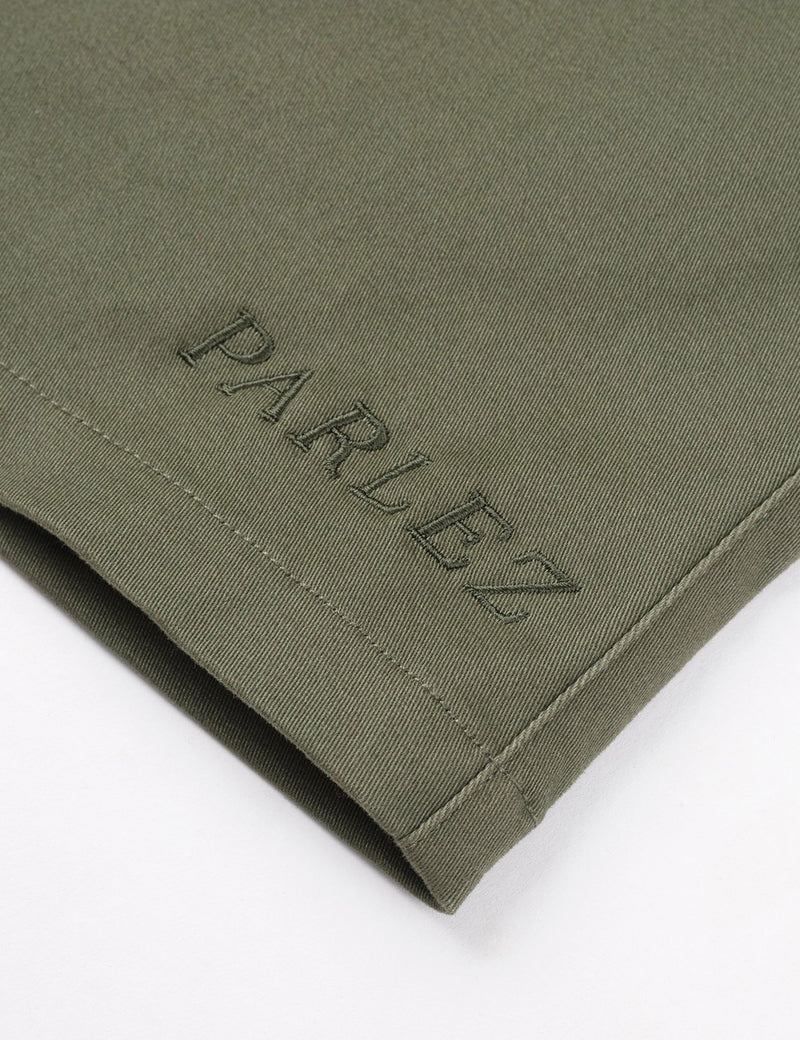 Parlez Ron Shorts - Khaki Green
