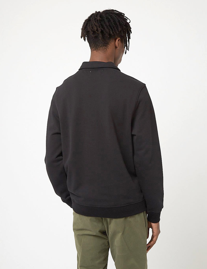 Parlez Farr Quarter Zip Sweatshirt-Black