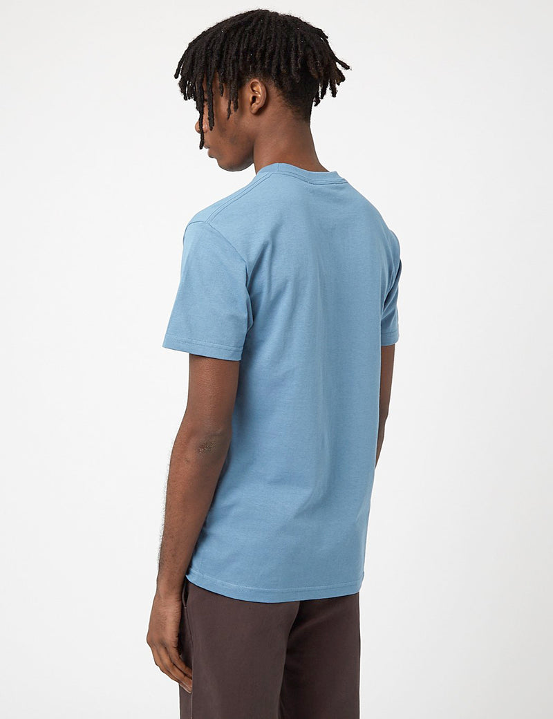 Parlez Sadler T-Shirt - Slate Blue