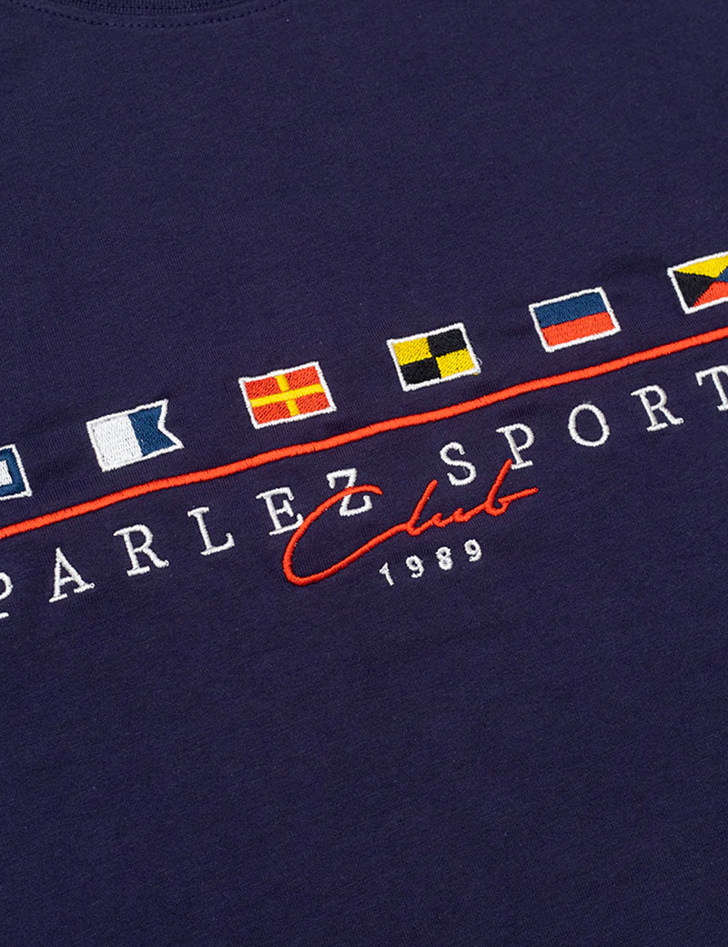 Parlezシャツ-ネイビーブルー