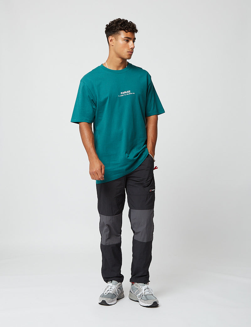 ParlezカッターTシャツ-アクアグリーン