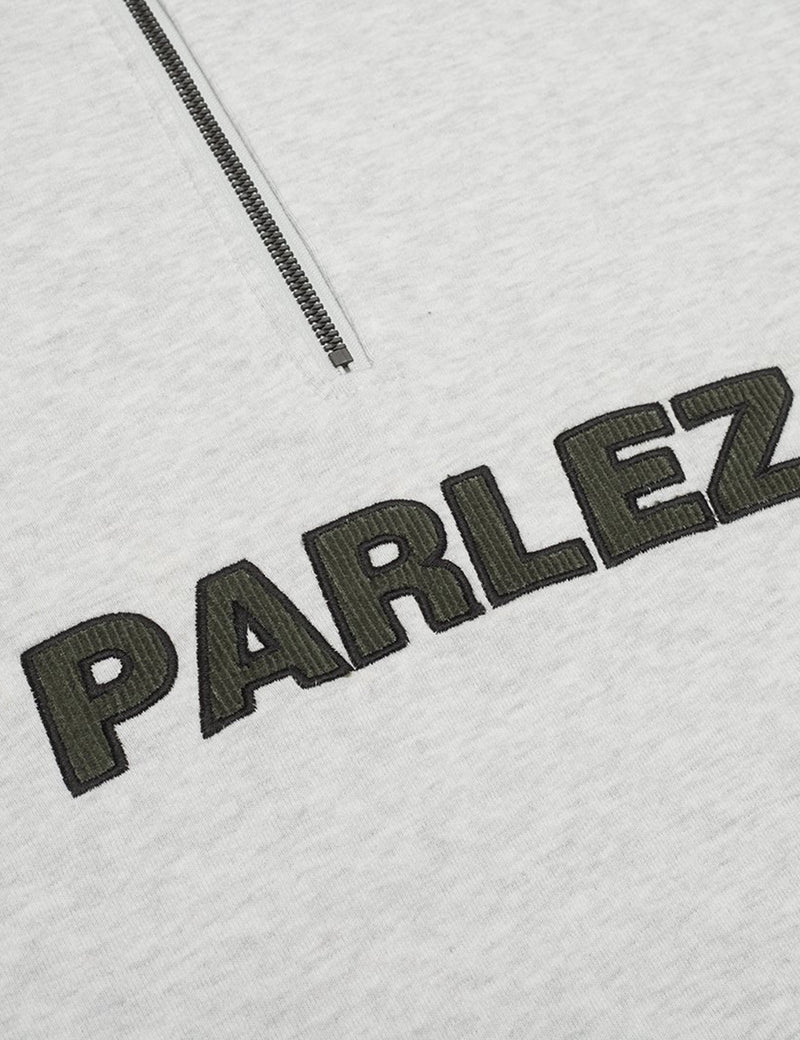 Parlezエブクォータージップ-ヘザーグレー