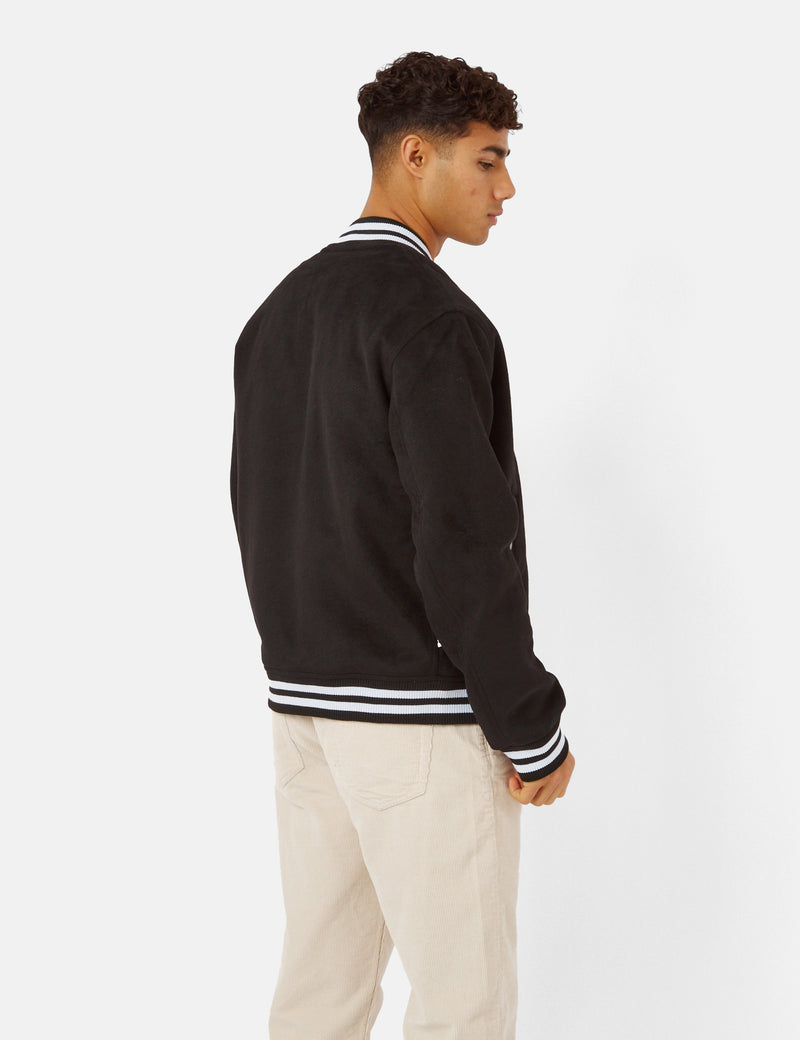 Parlez Bay Bomber College Jacket - Black