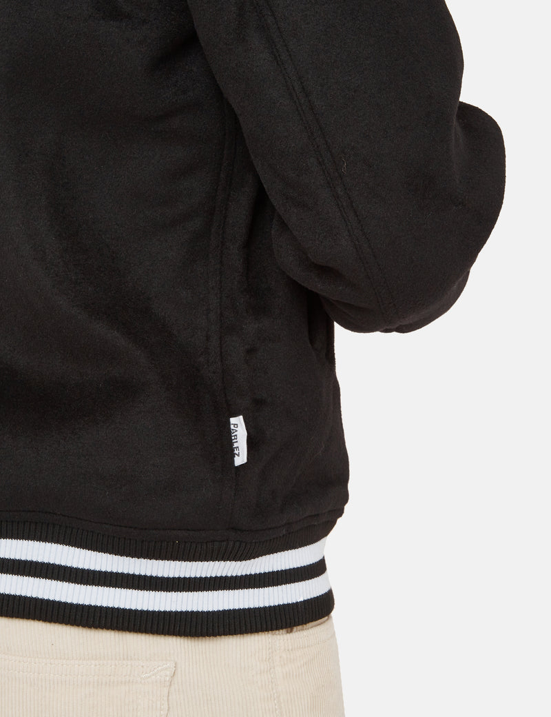 Parlez Bay Bomber College Jacket - Black