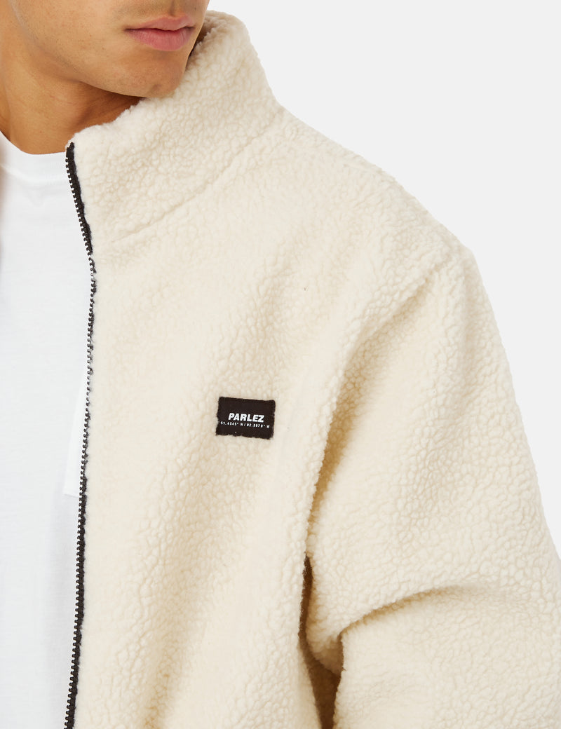 Parlez Moxey Fleece Jacket - Ecru