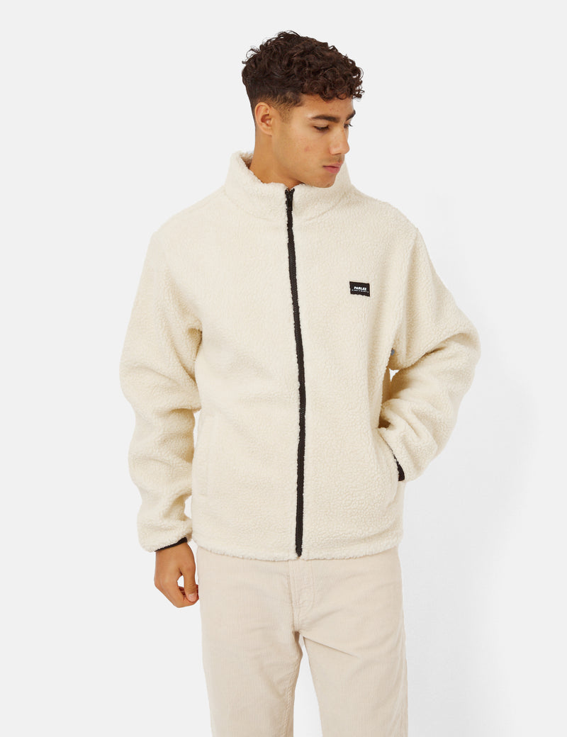 Parlez Moxey Fleece Jacket - Ecru