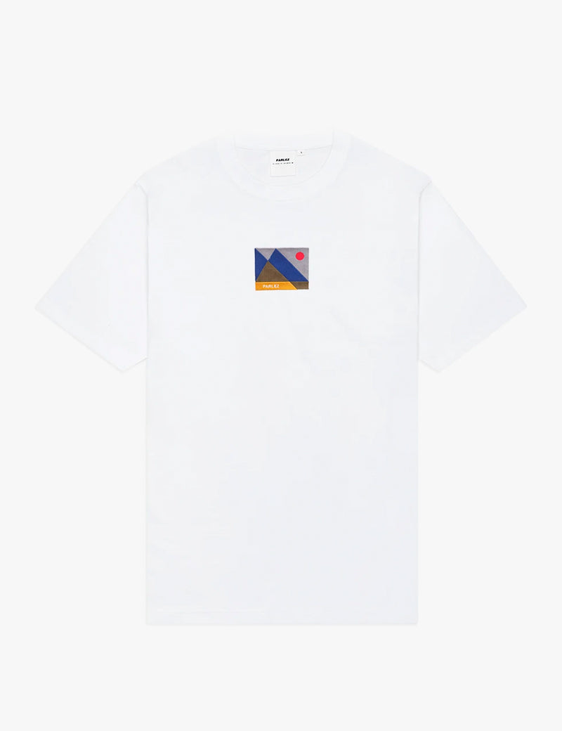 Parlez Horizon Organic T-Shirt - White