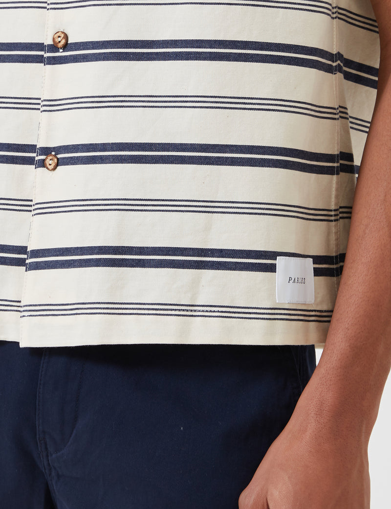 Parlez Pedro Short Sleeve Shirt - White