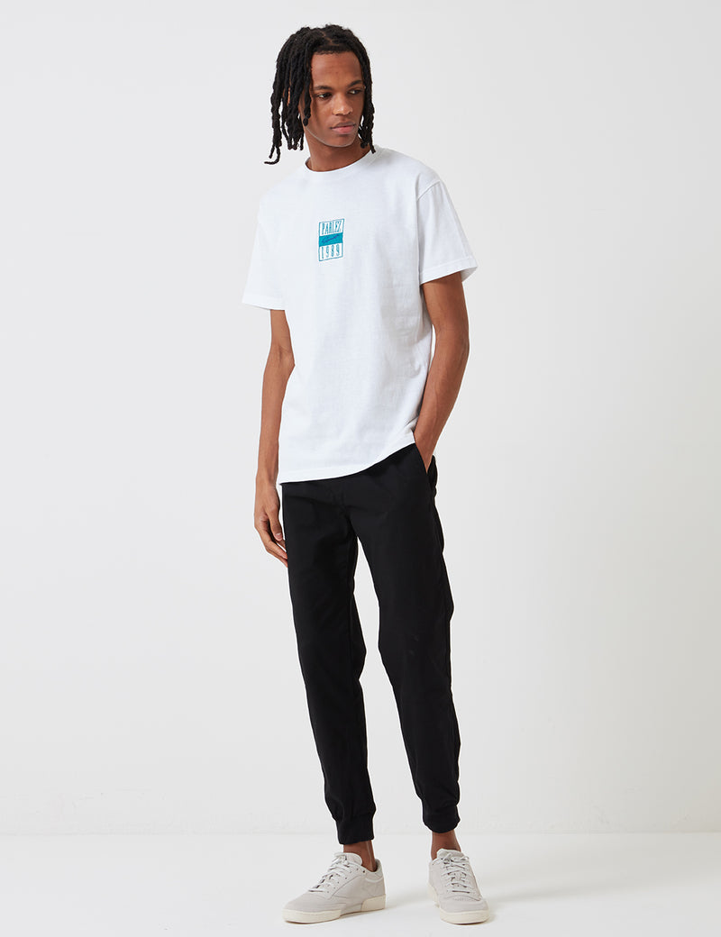 Parlez Edgar T-Shirt - White/Turquoise