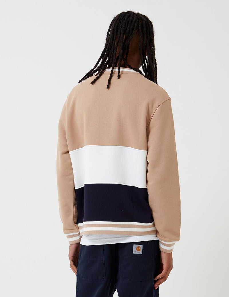 Parlez Abeking Crew Sweatshirt - Sand