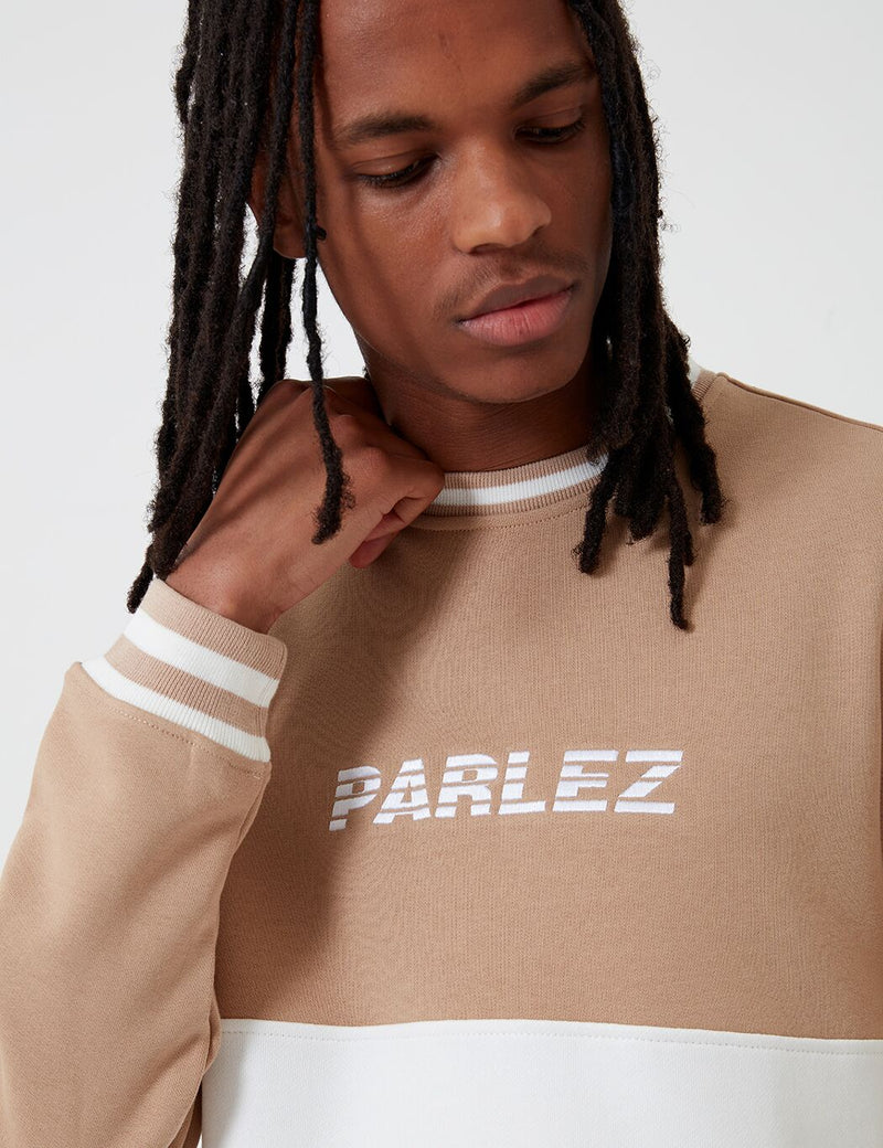 Parlez Abeking Crew Sweatshirt - Sand