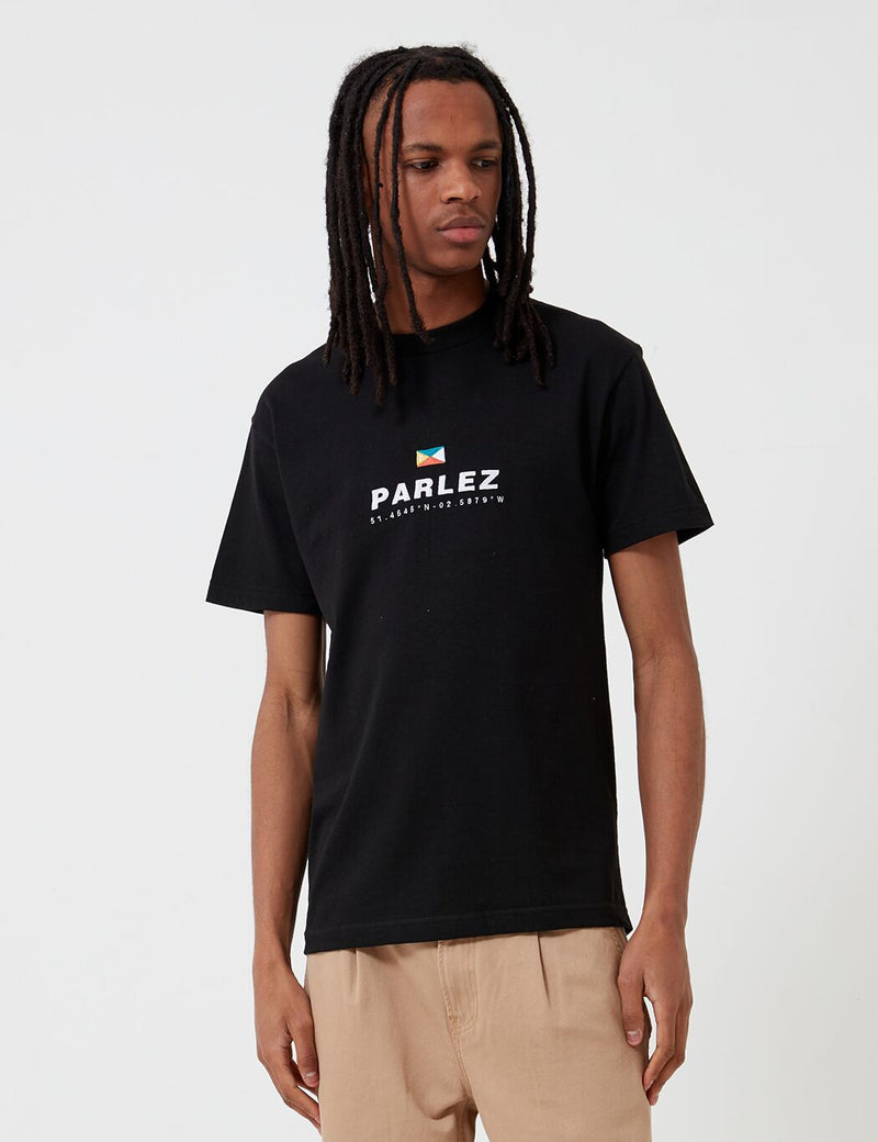 T-Shirt Parlez Davis - Noir