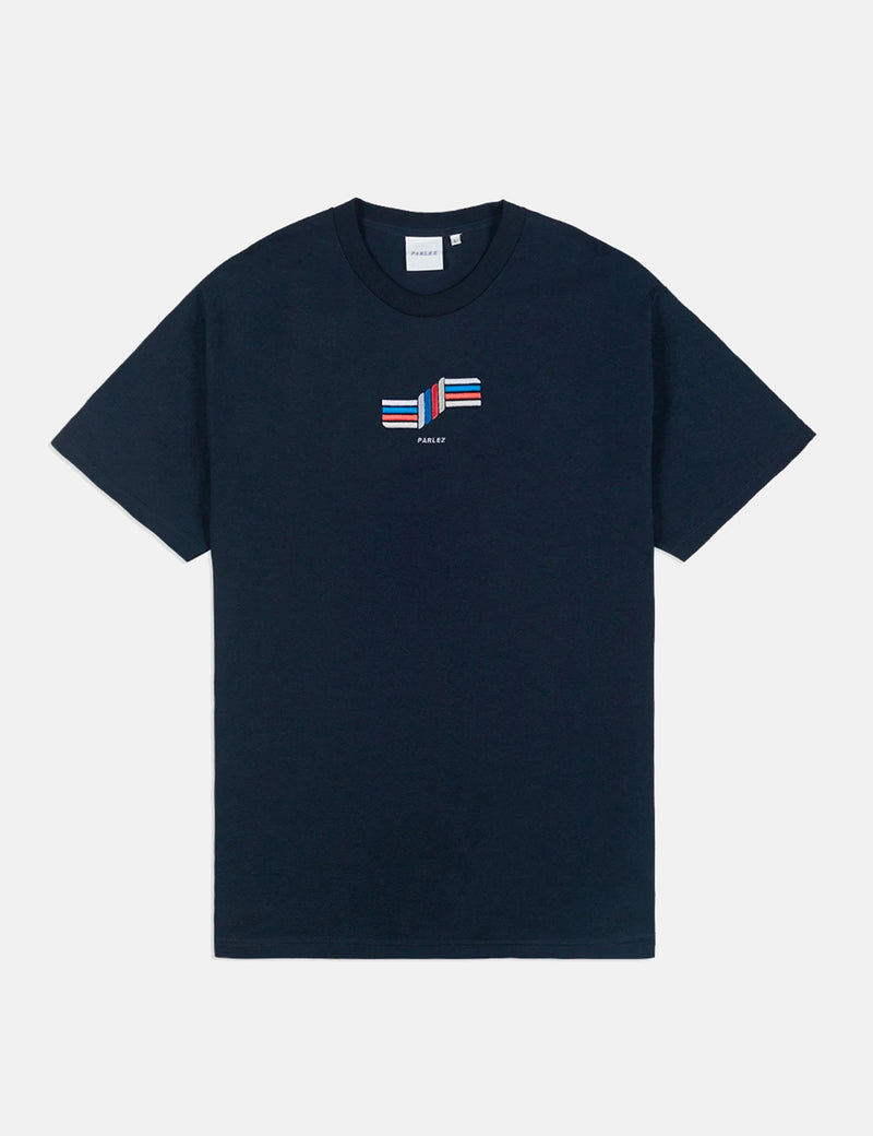 Parlez Neese T-Shirt - Marine-Blau