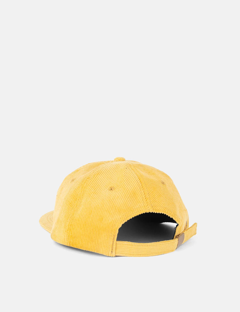 Parlez Ladsun Corduroy Cap (6 Panel) - Gelb