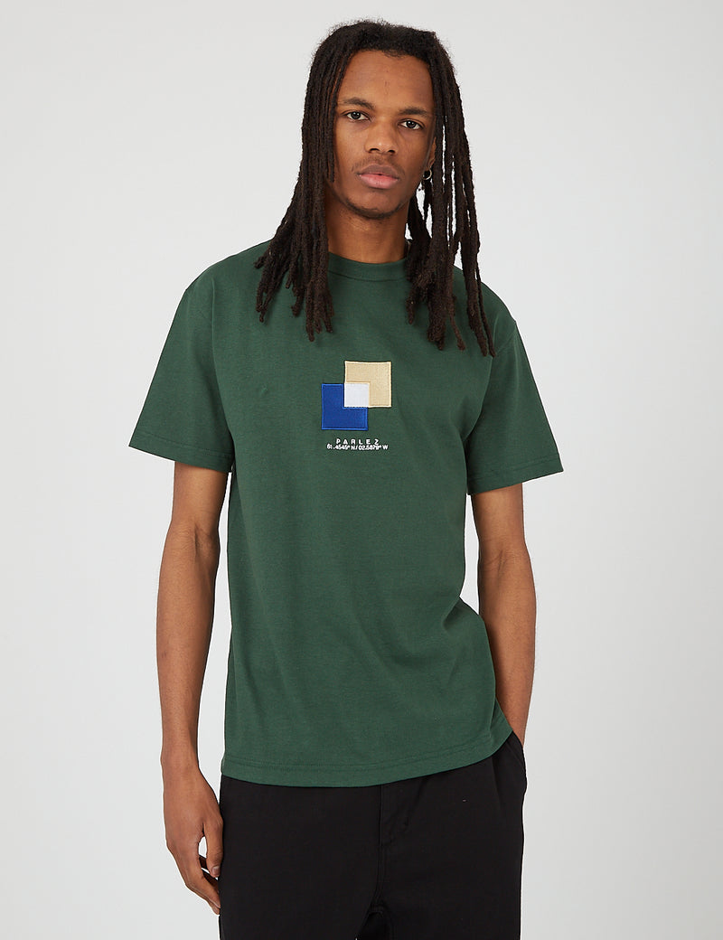 Parlez Bowman T-Shirt - Waldgrün