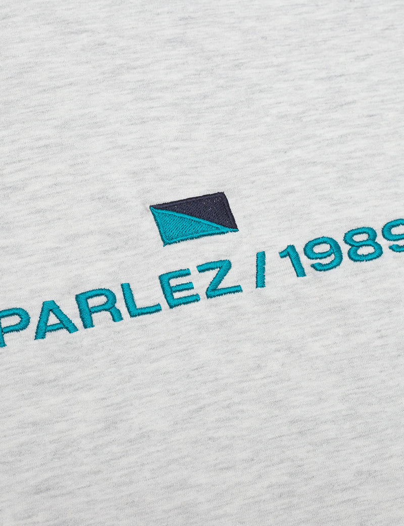 ParlezカーディナルTシャツ-ヘザーグレー