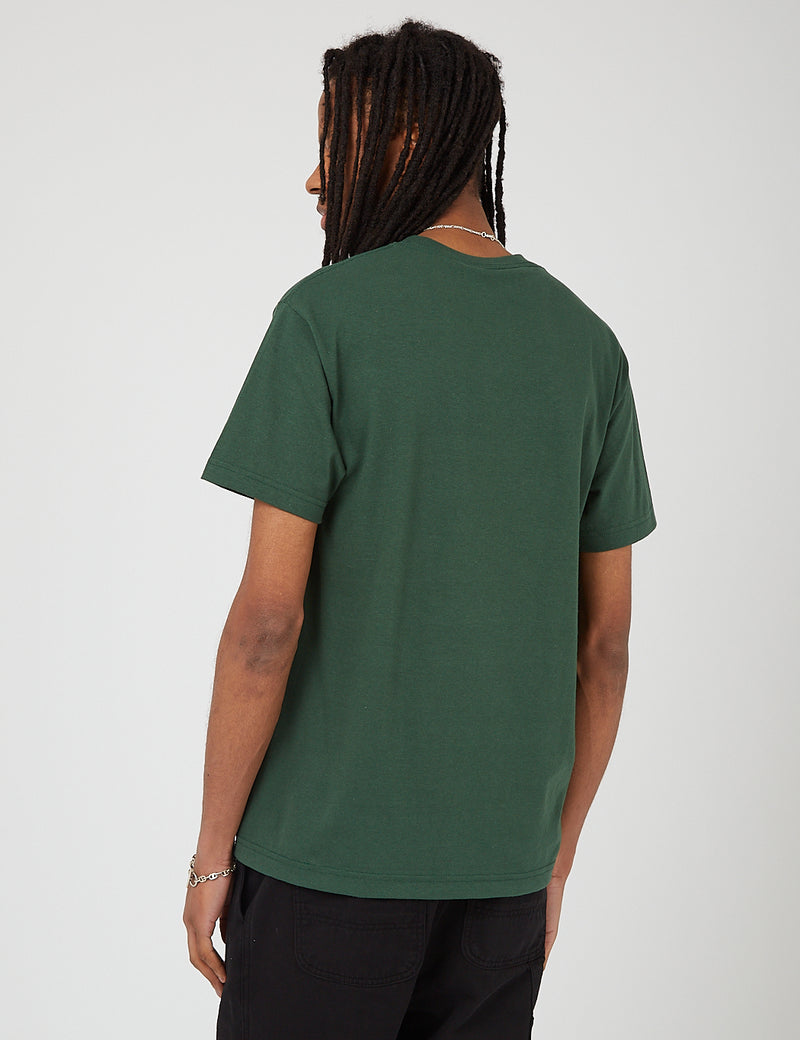 Parlez Pennant T-Shirt - Forest Green