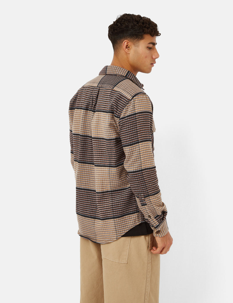 Portuguese Flannel Litu Overshirt - Brown/Beige