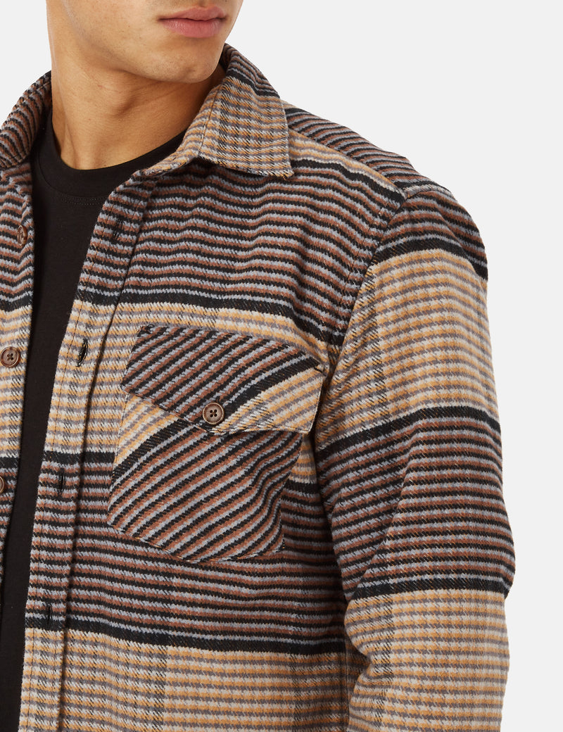 Portuguese Flannel Litu Overshirt - Brown/Beige