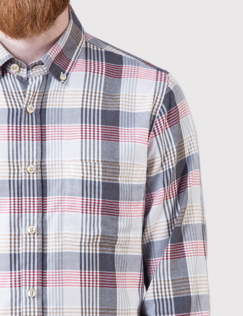 Portuguese Flannel Olival Shirt - Red