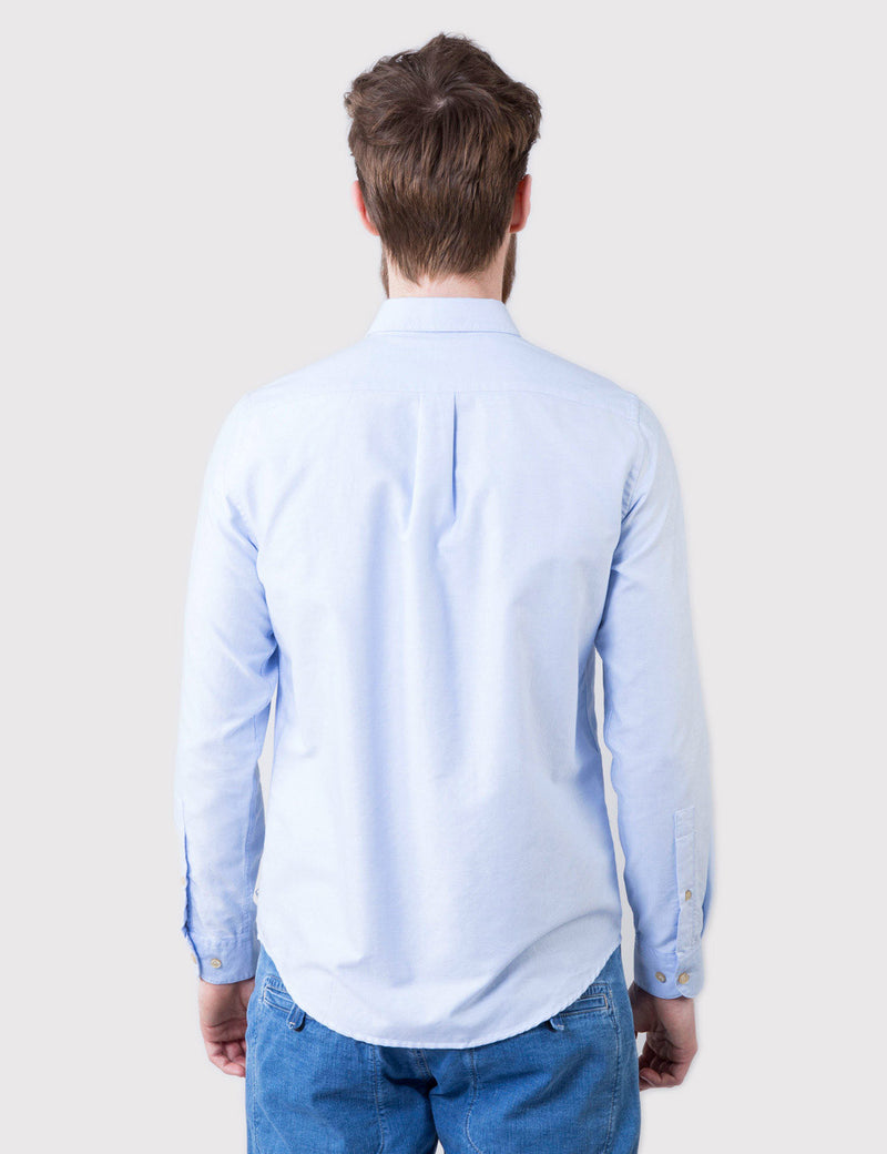 Portuguese Flannel Videira Shirt - Light Blue