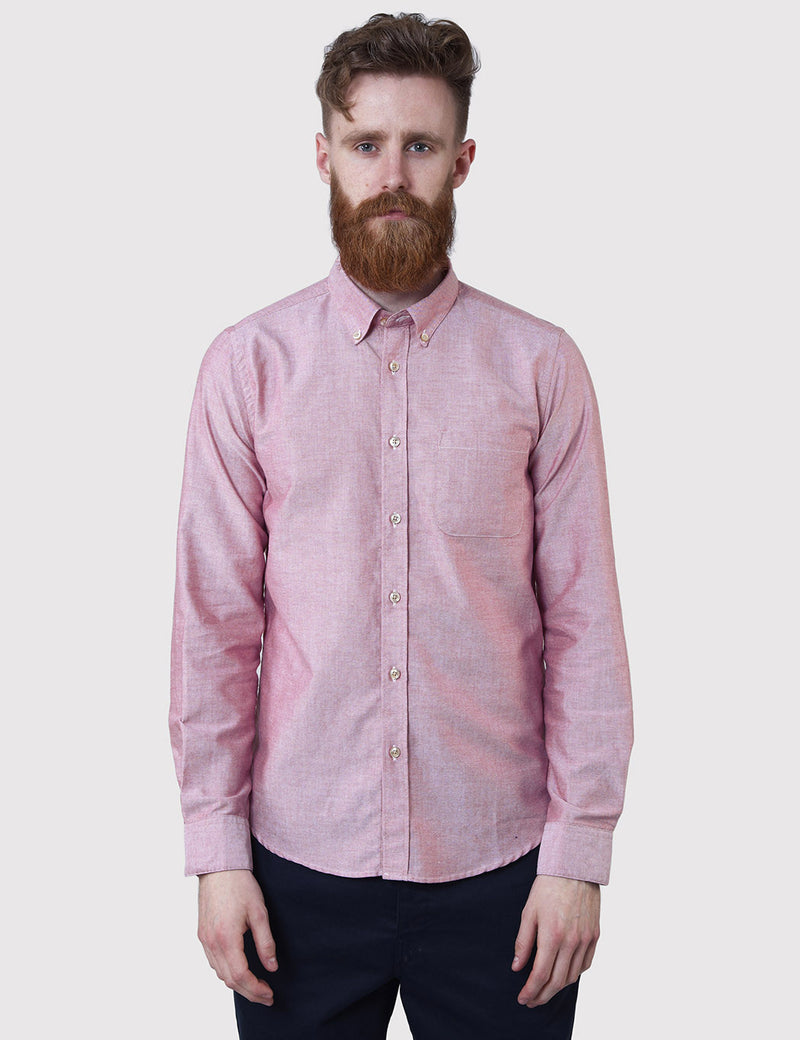 Chemise Videira en flanelle portugaise - Rouge