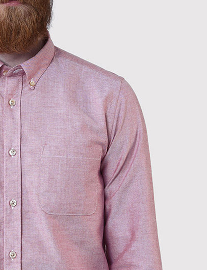 Chemise Videira en flanelle portugaise - Rouge