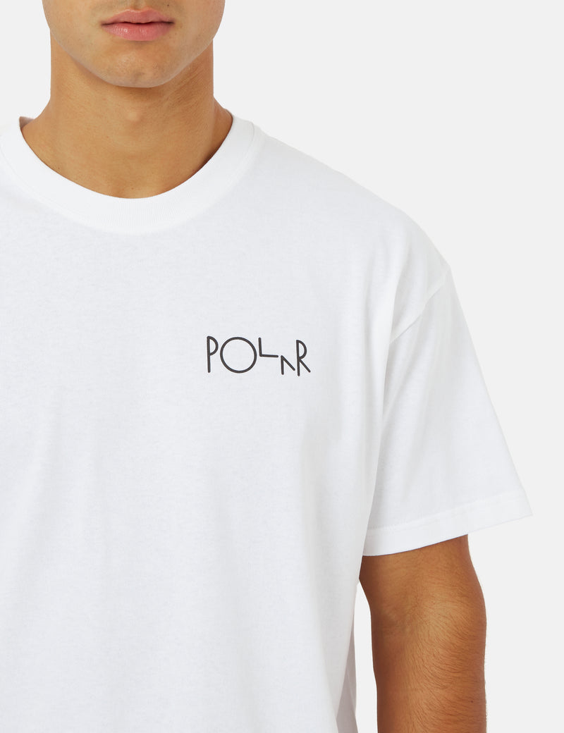 Polar Skate Co. Forest Fill Logo T-Shirt - White