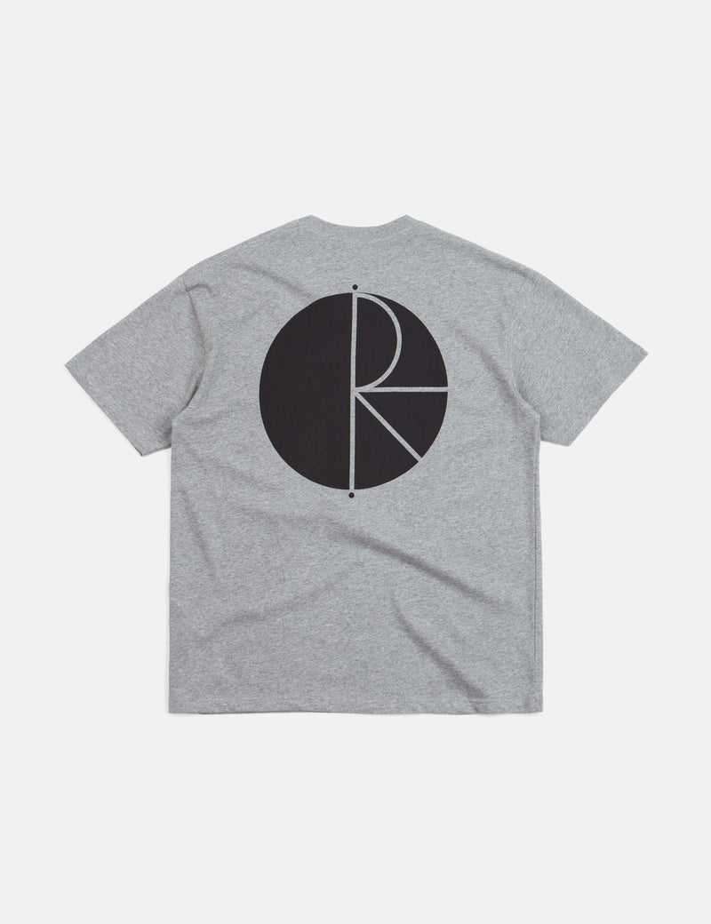 Polar Skate Co. Fill Logo T-Shirt - Heather Grey