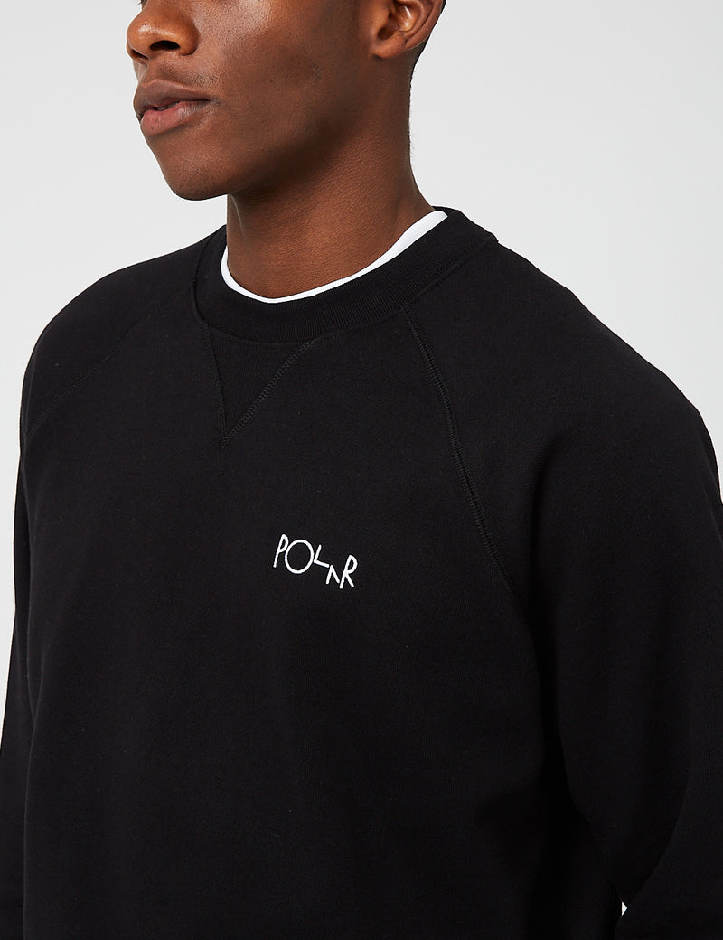 Polar Skate Co. Standard-Sweatshirt mit Rundhalsausschnitt - Schwarz