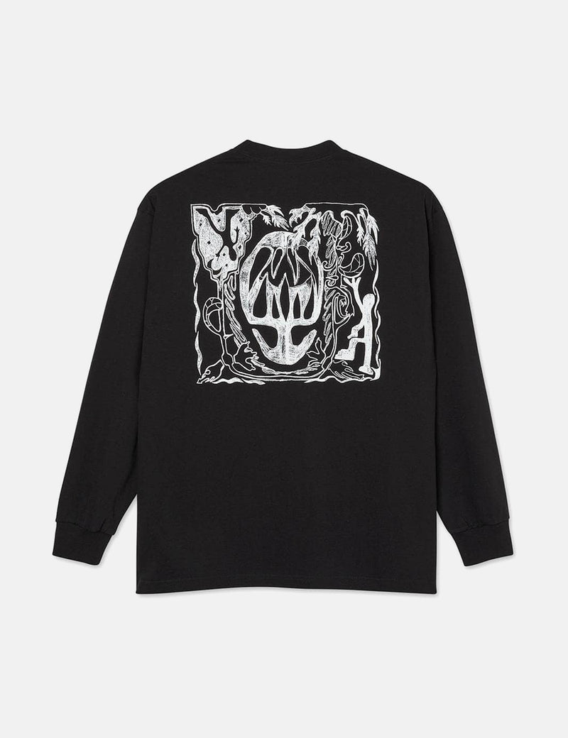 Polar Skate Co. Jungle Long Sleeve T-Shirt - Black