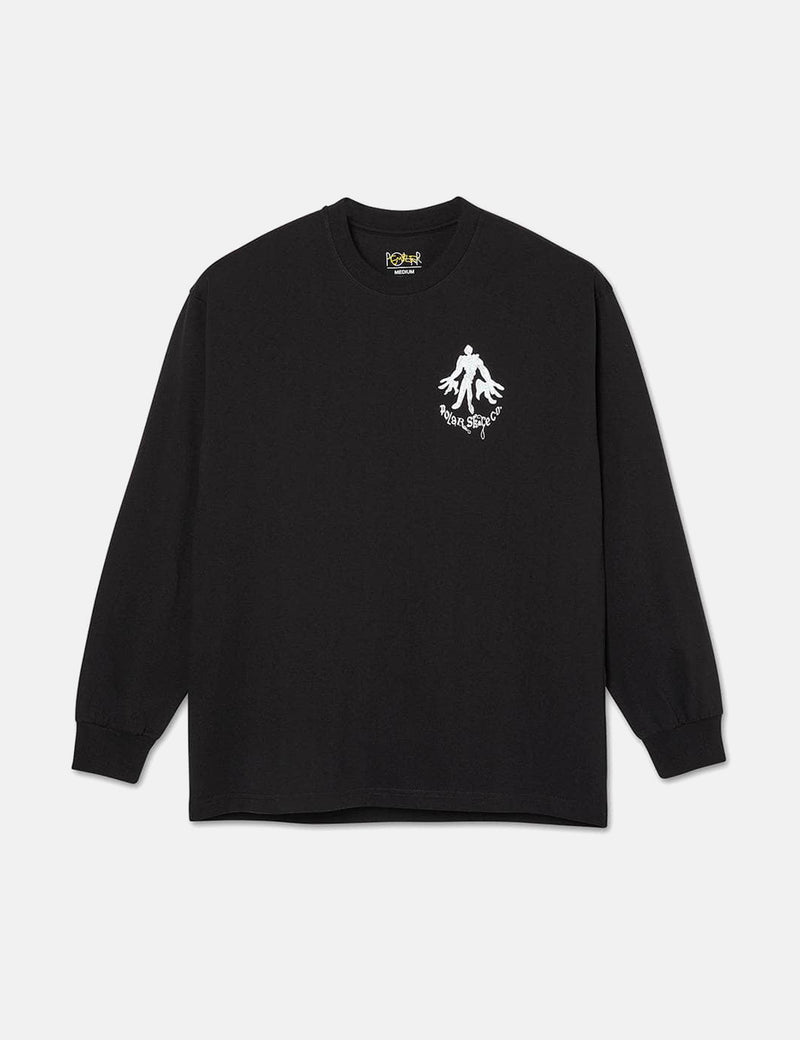 Polar Skate Co. Jungle Long Sleeve T-Shirt - Black