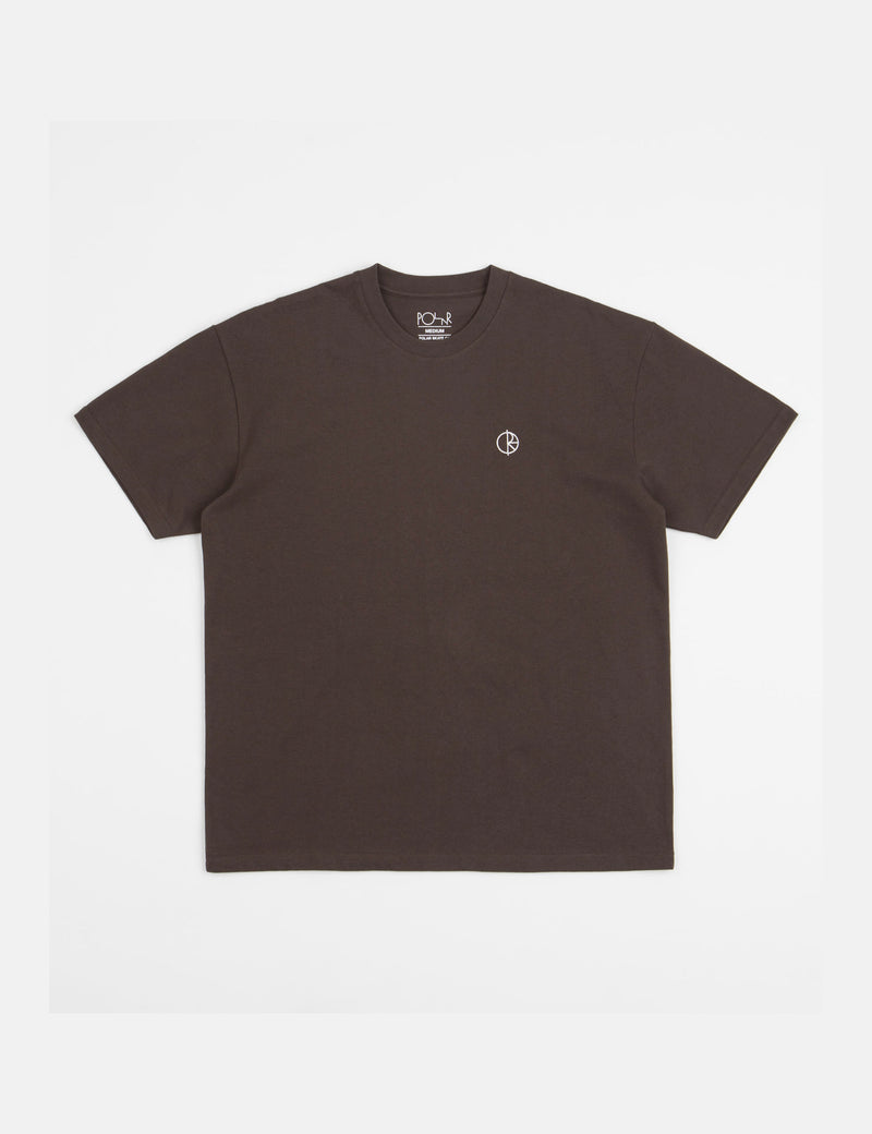 Polar Skate Co. Team T-Shirt - Chocolate Brown