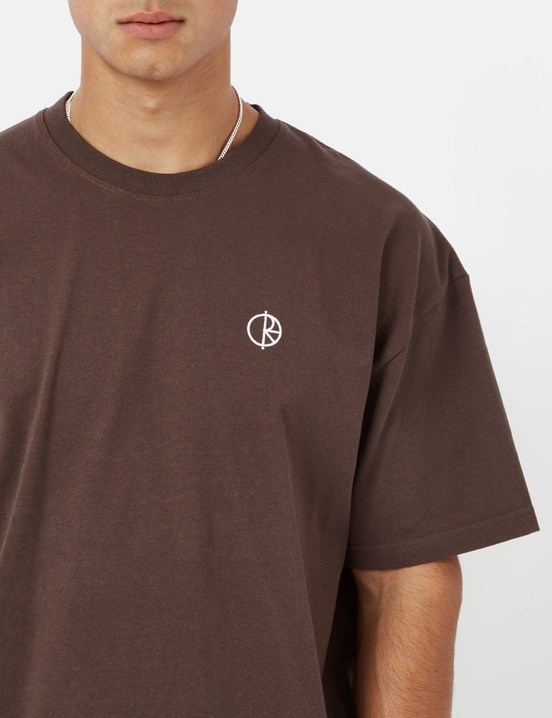Polar Skate Co. Team T-Shirt - Chocolate Brown