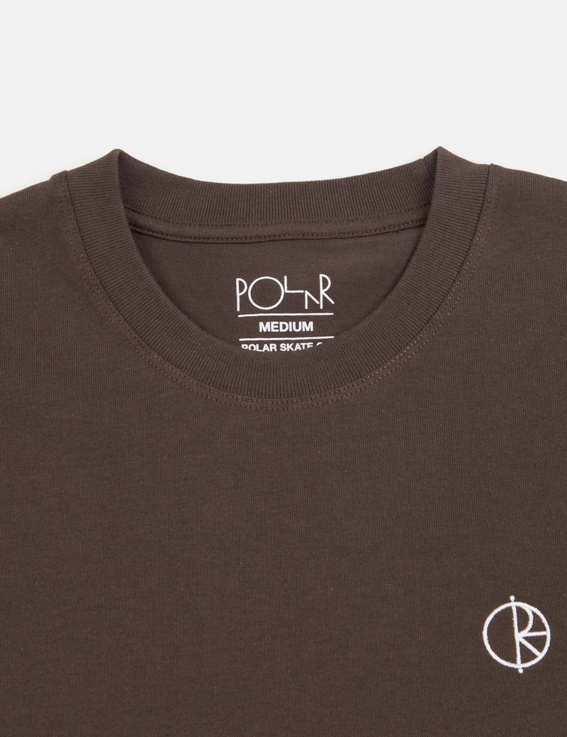 Polar Skate Co. Team T-Shirt - Chocolate Brown