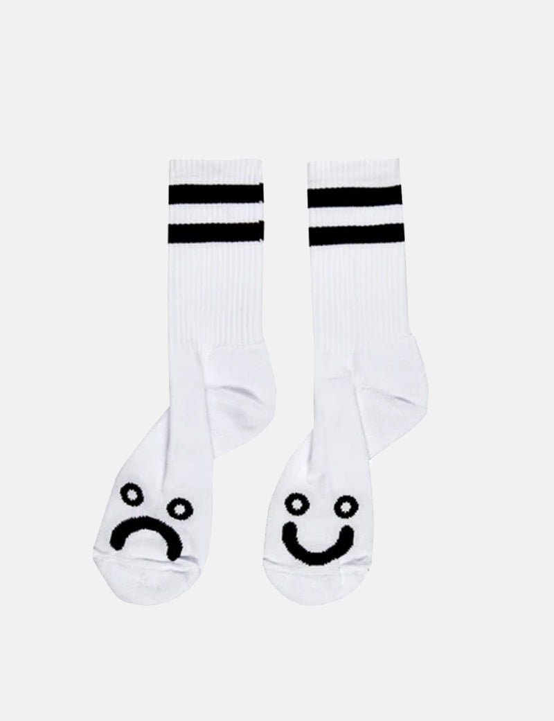 Polar Skate Co. Happy Sad Socken - Weiß